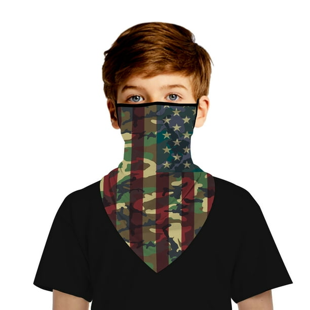 4 Pcs Cooling Neck Gaiters for child//Kids Neck Gaiter Boys Girls Bandanas UV Dust Masks